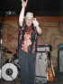 Dancing for the crowd.